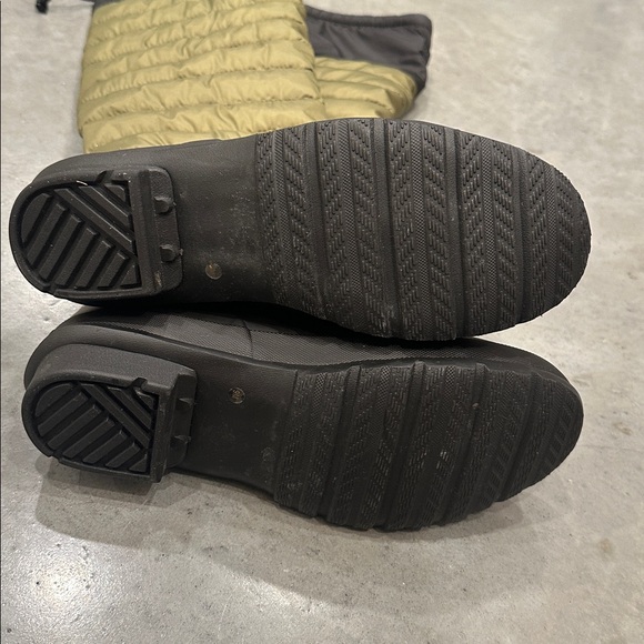 Tretorn Harriet Fleece Lined Knee High Winter Rain Boots Green Black 9 - Picture 4 of 6